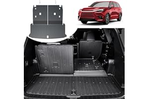 HOUCLEMIC Cargo Mat Fit for 2024 2025 Lexus TX, Trunk Mat Seat Backrest 2 in 1 Mat All-Weather TPE Odorless Trunk Mat for Lexus TX350 TX500h TX550h+ Accessories