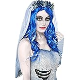 Rubies Corpse Bride: Emily Merrimack Wig for Adults, Women's No Size