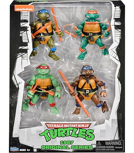 タートルズ　 super7 ReAction フィギュア ピザボックス入り Teenage Mutant Ninja Turtles ReAction Figures Wave 10