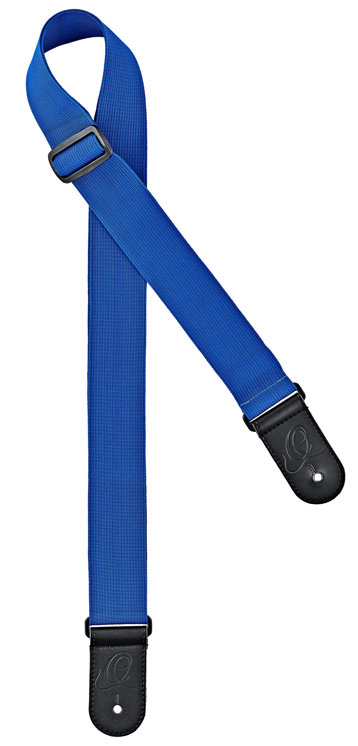 Ortega Guitars Adjustable Guitar Strap – Acoustic Guitar / Bass, Electric Guitar / Bass – Nylon Straps Series – Nylon, Blue (ONS50STD-BL)