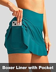 Soothfeel Women's Swim Skirt with Pocket High