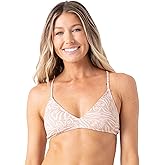 Roxy Women's Bikini Top – UPF 50+, Quick-Dry, Removable Pads, Swimsuit Top, Surf & Beachwear