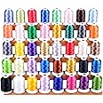 Simthread 60WT Sewing Embroidery Machine Thread Kit - 40 Colors 1100 Yards Spool for Brother Janome etc Sewing Embroidery Machines…