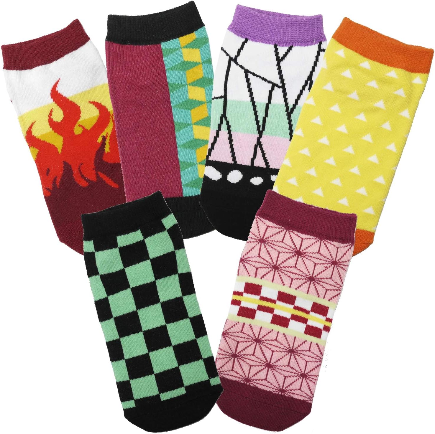 Amazon Co Jp 和柄 靴下 19 24 6柄セット ホビー