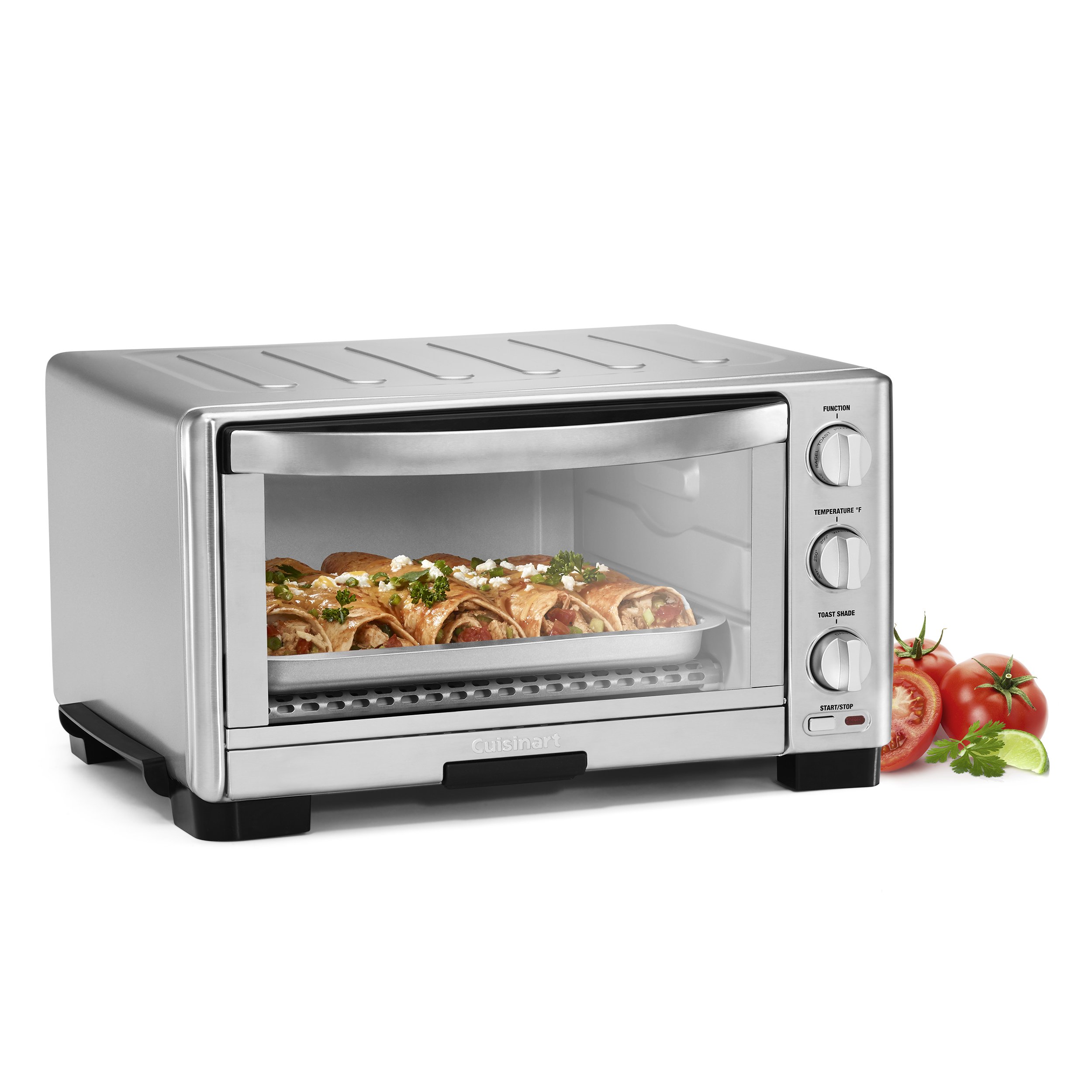 Cuisinart TOB-1010 Toaster Oven Broiler, 11.77" x 15.86" x 7.87", Silver