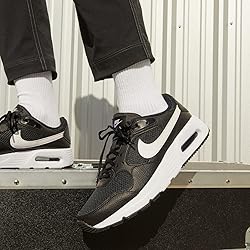 Nike Men's Low-Top Sneakers, Black/White, 11