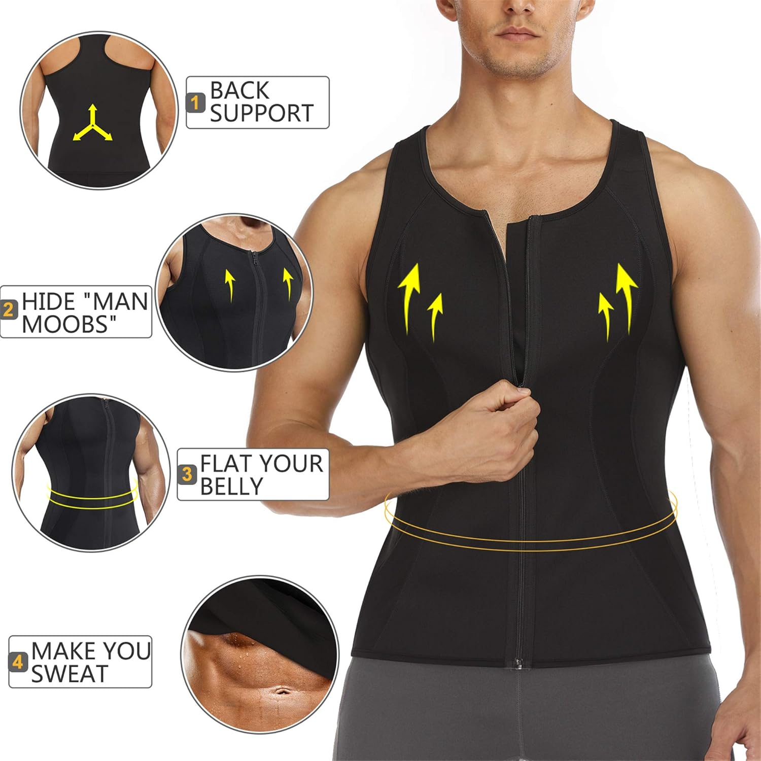 sauna vest for big and tall
