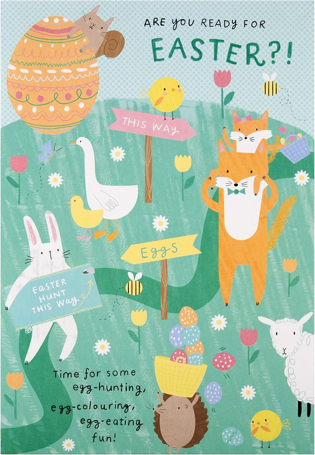 Colouring And Spot The Daisies Activities Included Make Your Own Easter Basket Easter Activity Card From Hallmark Office Paper Products Stationery Office Supplies Umoonproductions Com