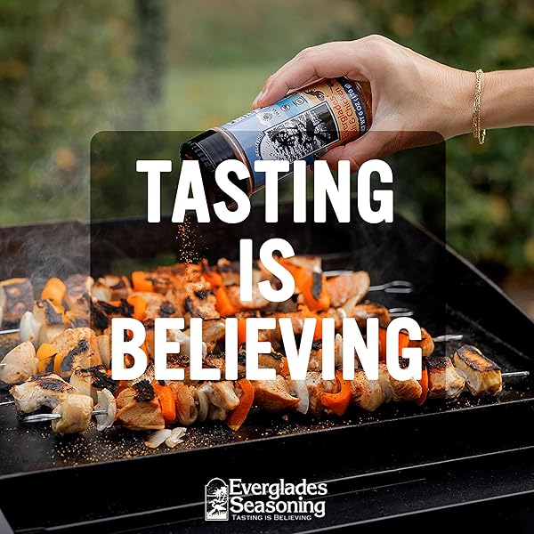 EVERGLADES FISH & CHICKEN SEASONING FOR SHRIMP, FISH, CRAB, LOBSTER & POULTRY USE IN BATTER, BOILS, OR SPRINKLE FOR BROILING & GRILLING MADE IN THE USA 6OZ