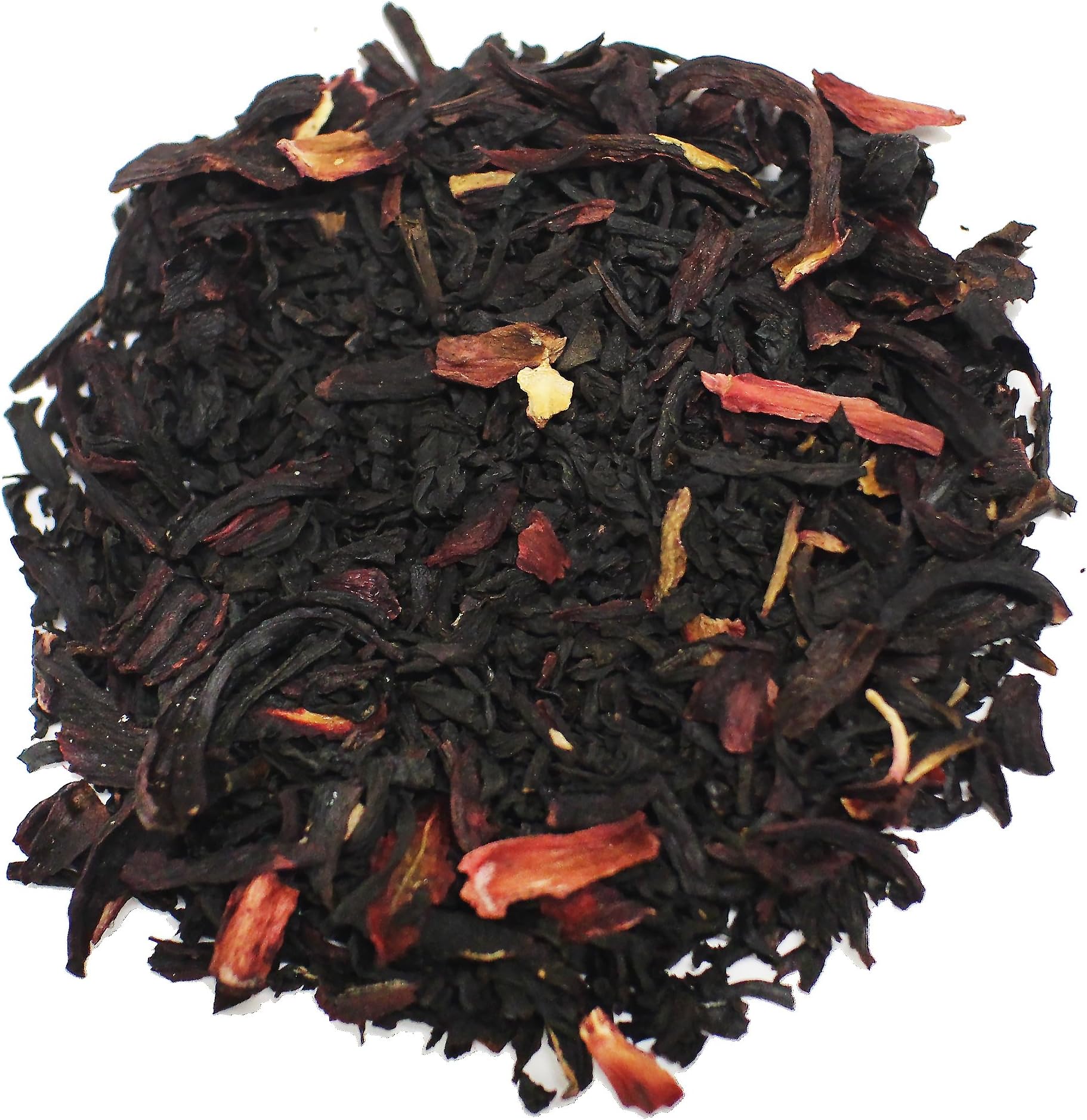 The Tea Farm - Hibiscus Black Floral Tea - Loose Leaf Black Tea (2 Ounce Bag)