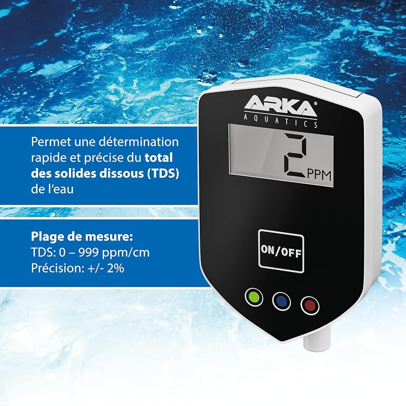Testeur TDS en Ligne Inline - Conductivité Qualité de l'eau pour Osmoseur