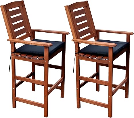 Corliving Pex 263 C Miramar Cinnamon Brown Hardwood Outdoor Bar