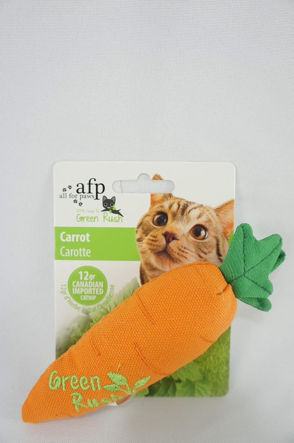 catnip carrot cat toy