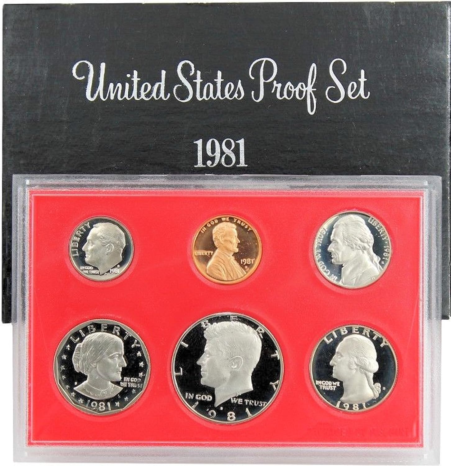 1981 Proof Set in Original US Mint Package Uncirculated at Amazon's