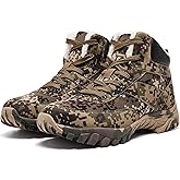 YINGCSM Men's Snow Boots Warm Fur Lined Camouflage Winter Hiking Boot Non-Slip Outdoor Work Shoes
