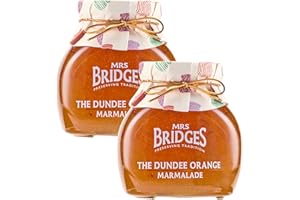 Mrs Bridges Dundee Orange Marmalade, Made in Scotland, 12oz Jar (Pack of 2)