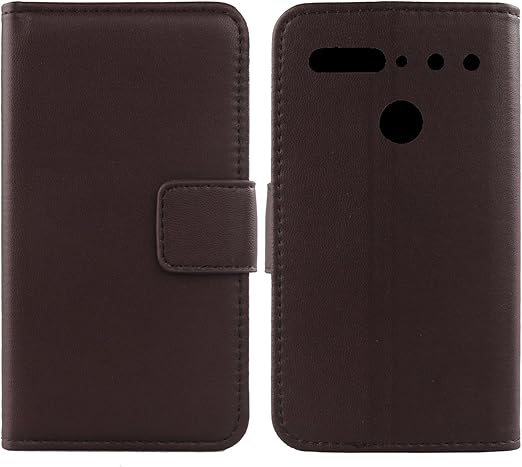 Amazon Com Gukas Design Genuine Leather Case For Essential Phone Ph 1 Wallet Premium Flip Protection Cover Skin Pouch With Card Slot Dark Brown