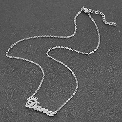 Custom Silver Name Necklace Personalized for