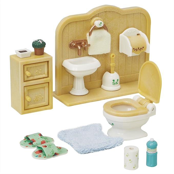 Buy Epoch Sylvanian Families Sylvanian Family Doll "Bathroom Set Ka606