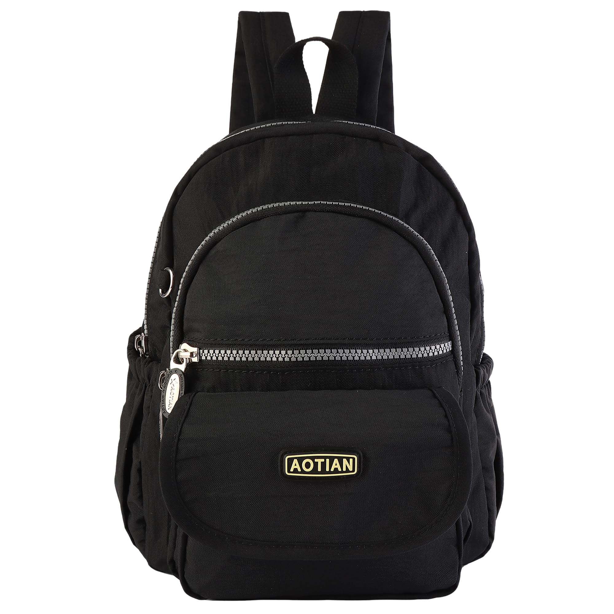 AOTIAN Nylon Lightweight Sturdy Little Casual Backpack 7 L Black