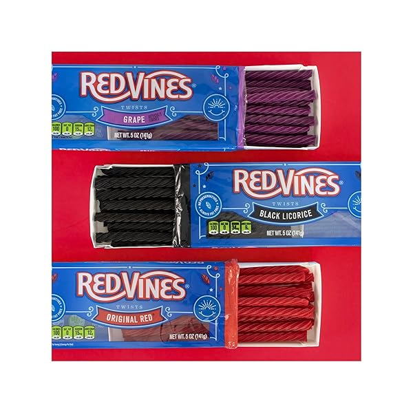 RED VINES GRAPE LICORICE TWISTS