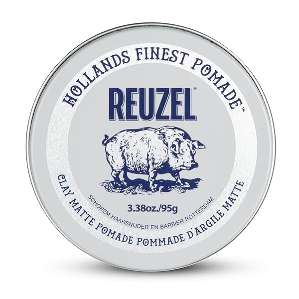 REUZEL CLAY MATTE POMADE, MEDIUM ALL DAY HOLD,...