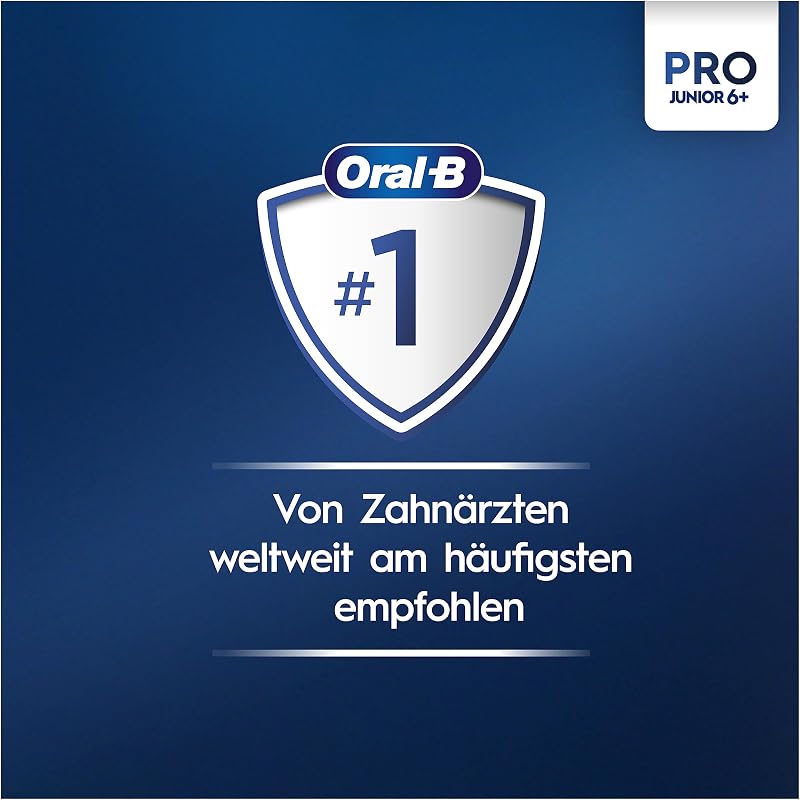 Pro Junior Star Wars Elektrische Zahnbürste/Electric Toothbrush für Kinder ab 6 Jahren, 2 Aufsteckbürsten, 360°-Andruckkontrolle, 2 Putzmodi inkl. Sensitiv für Zahnpflege, weiche Borsten, weiß