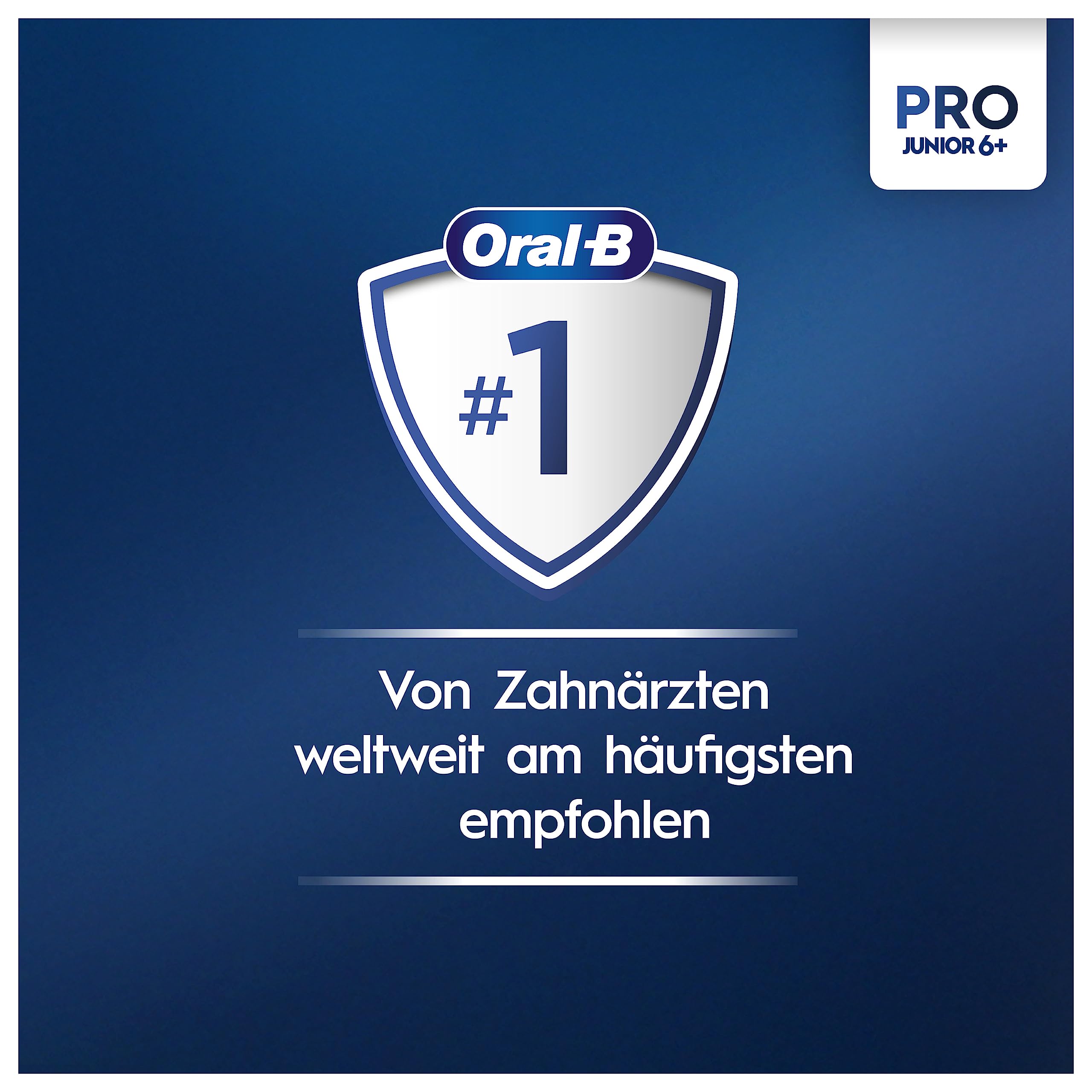 Oral-B Pro Junior Elektrische Zahnbürste für Kinder — Electric Toothbrush ab 6 Jahren — Inkl. 1 Aufsteckbürste, Designed by Braun, Lila 7
