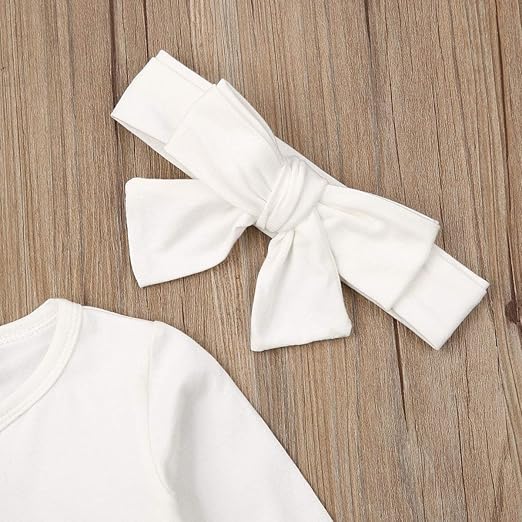 Carolilly Pyjama Bebe Fille Avec Bandeau Noeud Papillon Body Grenouillere Combinaison Nouveau Ne 0 12m Grenouilleres Bebe Iplanmovilidad Com
