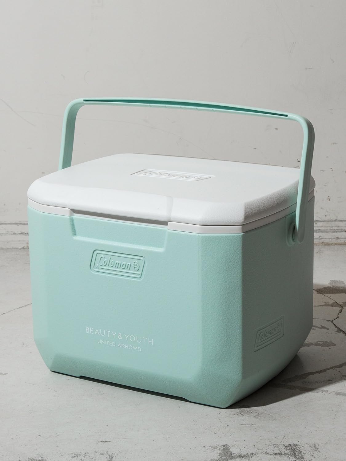 Amazon Co Jp ビューティ ユース ユナイテッドアローズ 別注 Coleman コールマン Excursion Cooler 16qt クーラーボックス 6100 Lime 61 Free スポーツ アウトドア
