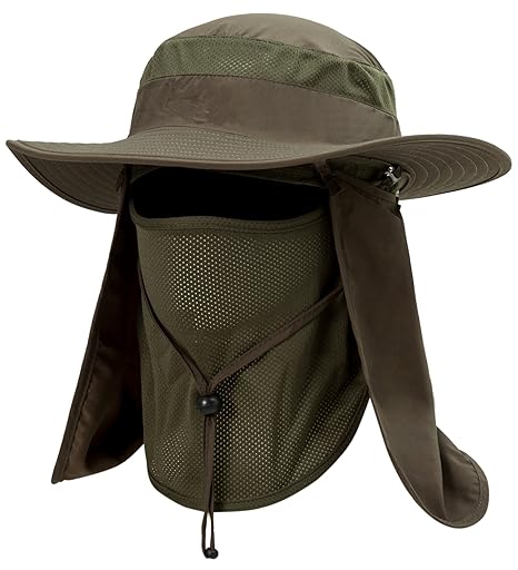 Saoirse.Hats JNINTH Hut Herren Sommer Outdoor, Sonnenhut Männer UV Schutz, Fischerhut Unisex Faltbar Atmungsaktiv, Wanderhut 