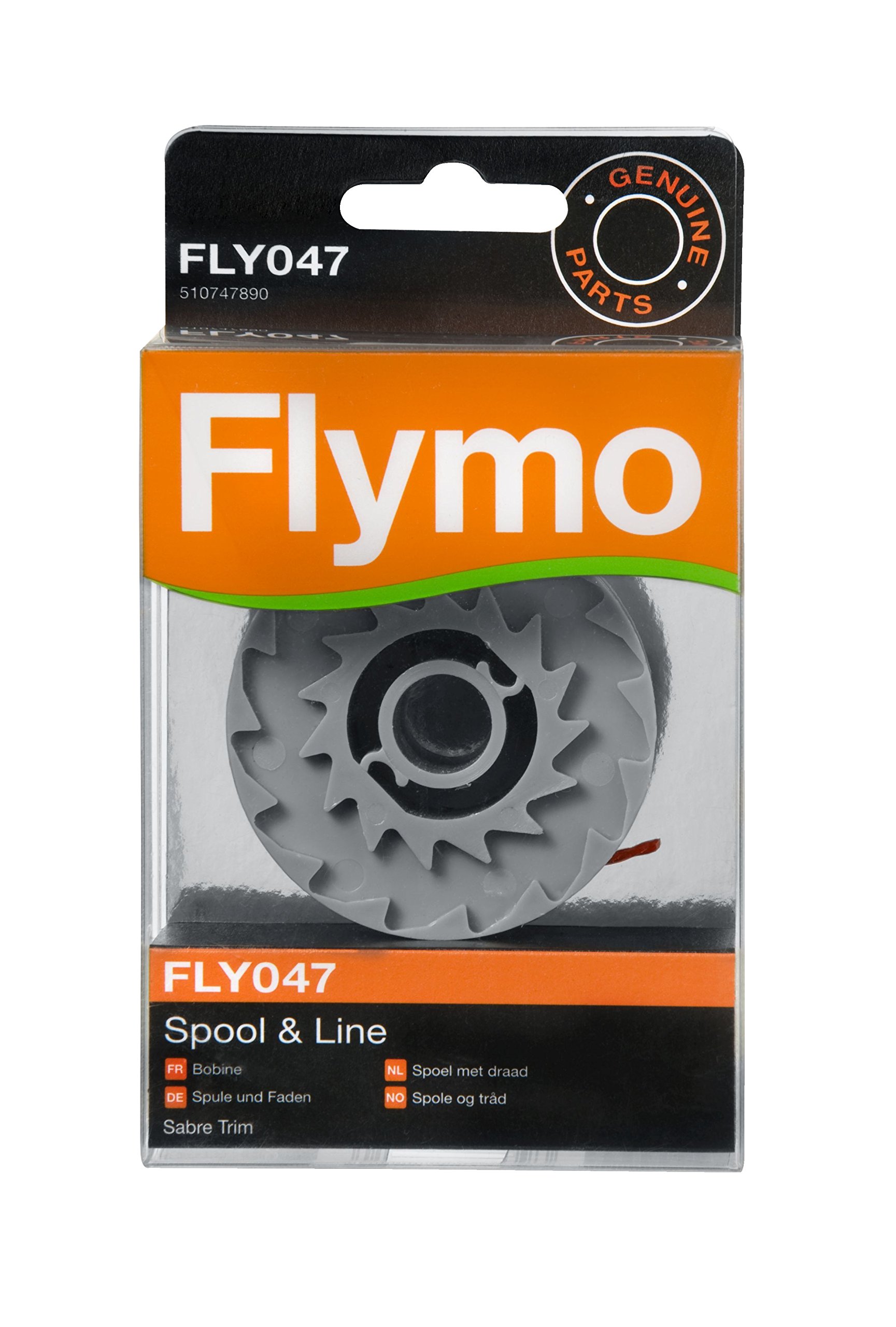 Flymo FLY047 Single Line Spool and Line - Red