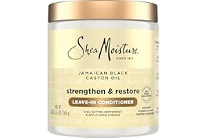 SheaMoisture Leave In Conditioner Jamaican Black Castor Oil Conditioner For Hair To Soften and Detangle Hair 20 oz