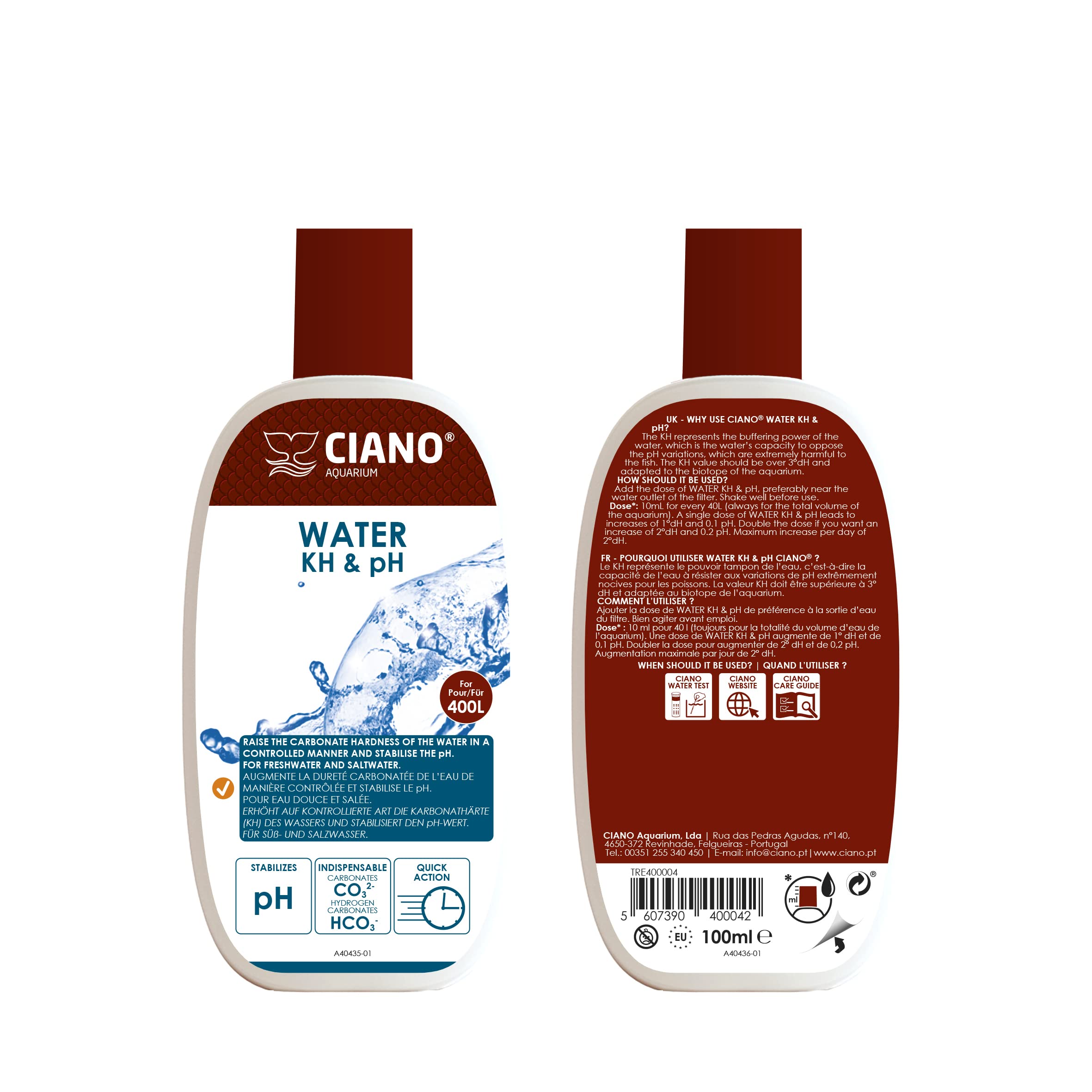 CIANO Aquarium Water Treatment KH & pH 100ml