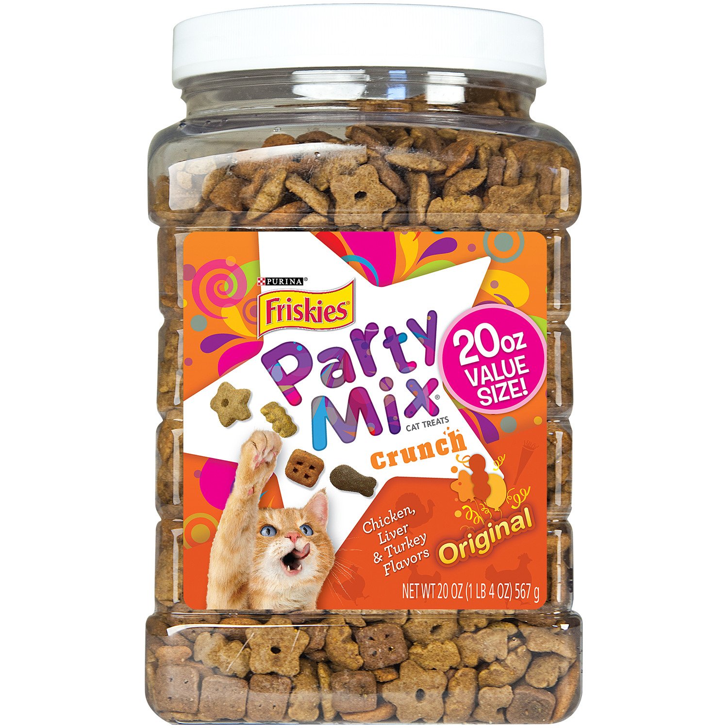Purina Friskies Party Mix Favorites, Original Crunch, 20 Ounce The Cat Site