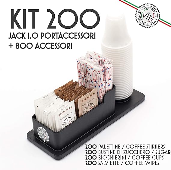 KIT Behälter Organizer Zubehör Kaffee 200: Kaffeebecher, Zuckersticks