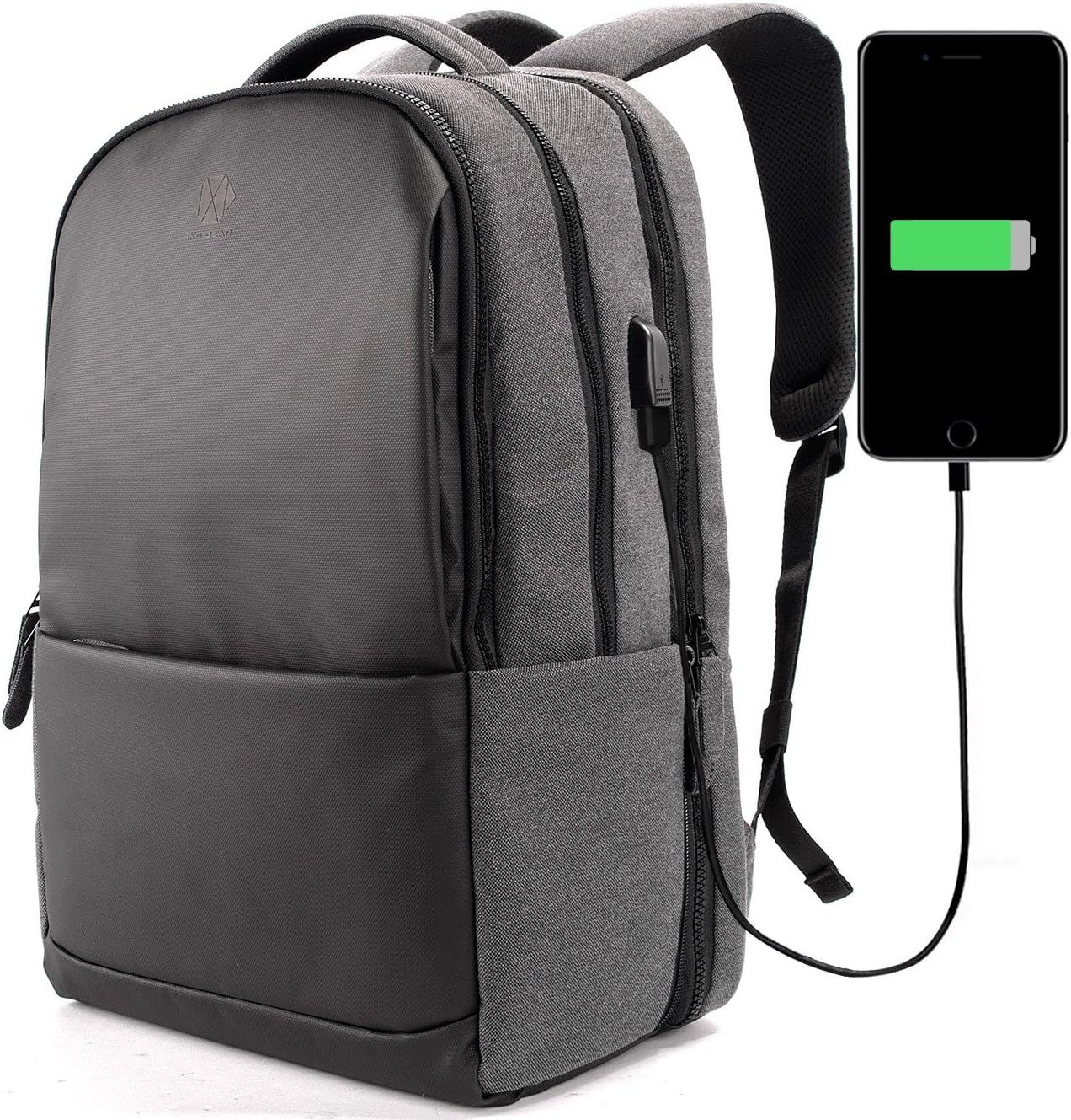 leather camping backpack