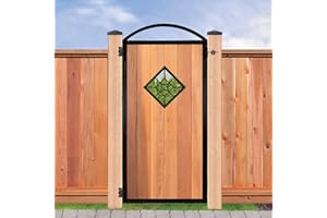 Nuvo Iron Decorative Insert, 15'' Square - Black, Aluminum, for Fencing, Gates, Home, Garden