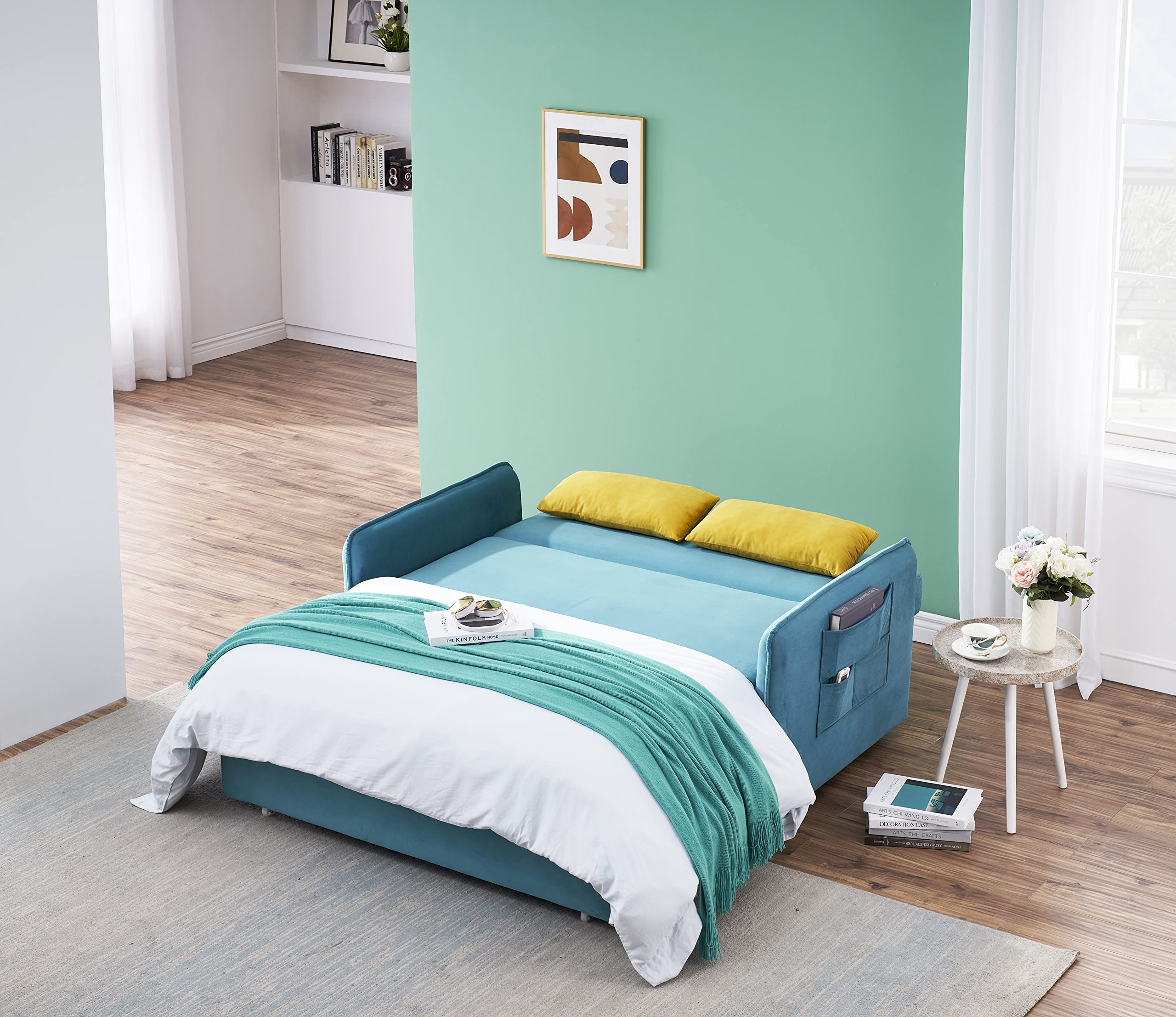 Modern Convertible Futon Sofa Bed, Functional