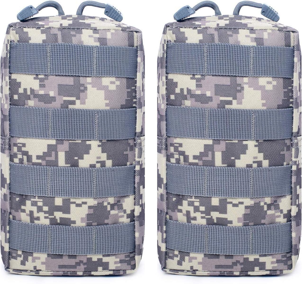 Tacticool 2 Pack Molle Pouches - Tactical Compact Water-Resistant EDC Pouch