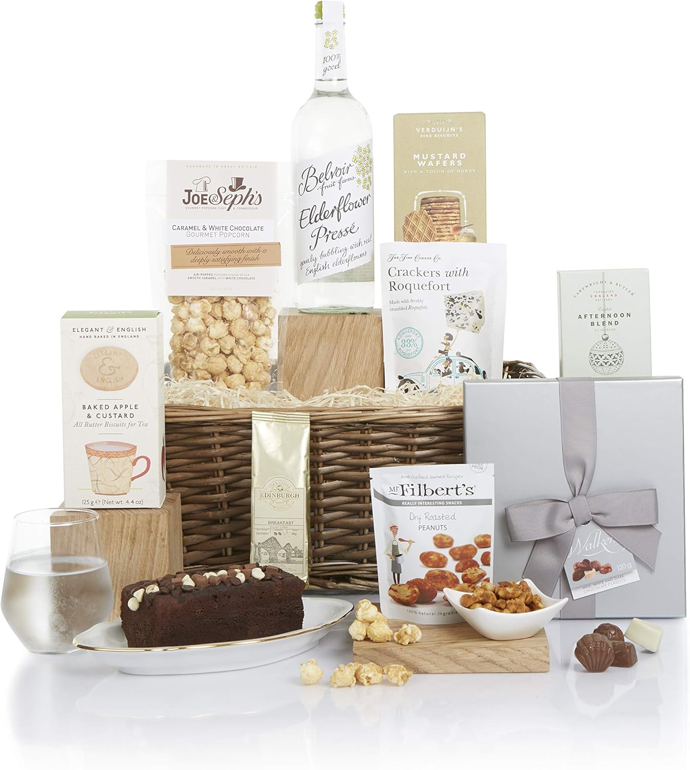 Alcohol Free Christmas Hamper Basket Gift Hamper and Xmas Hampers