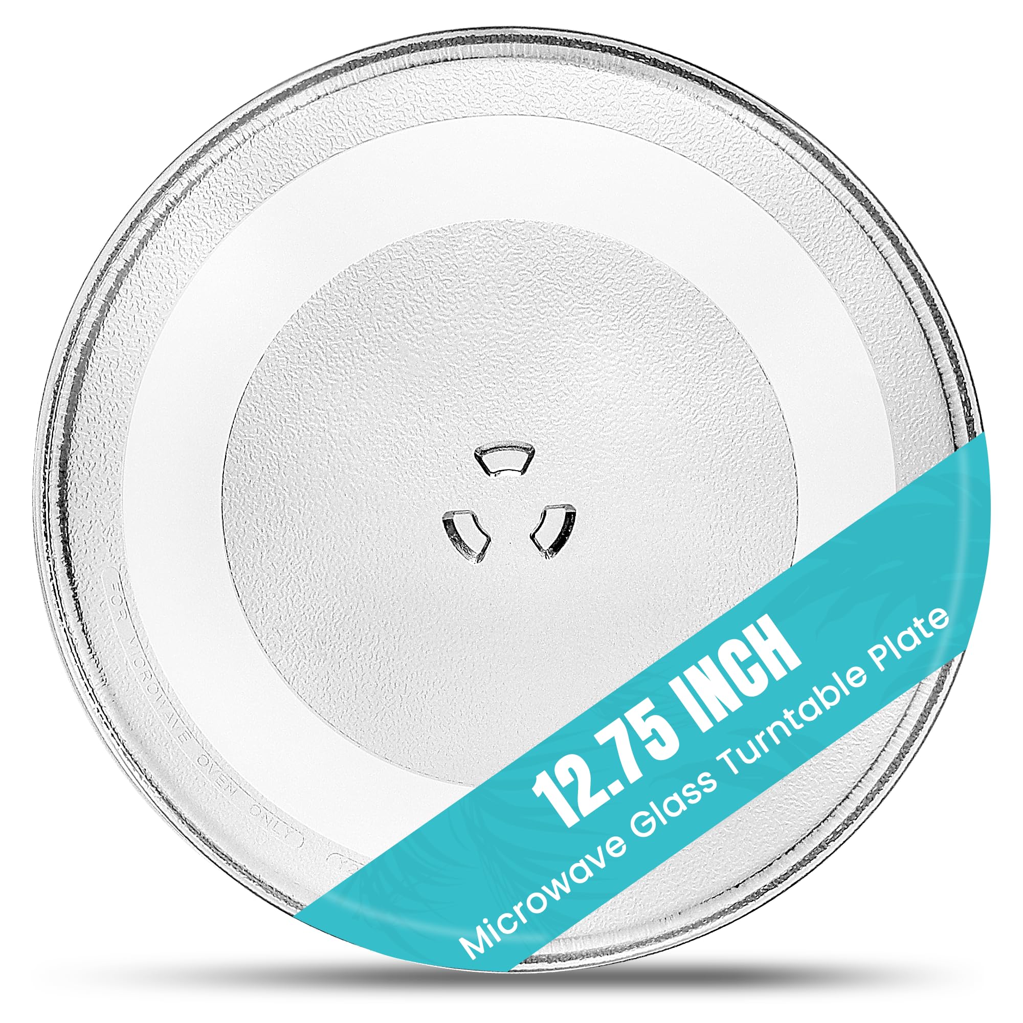 Photo 1 of 12.75" 1B71961F Microwave Glass Plate Replacement by AMI PARTS Fit for G.E Whirl-pool Microwave Glass Turntable Plate Replaces 1B71961E 1B71961H