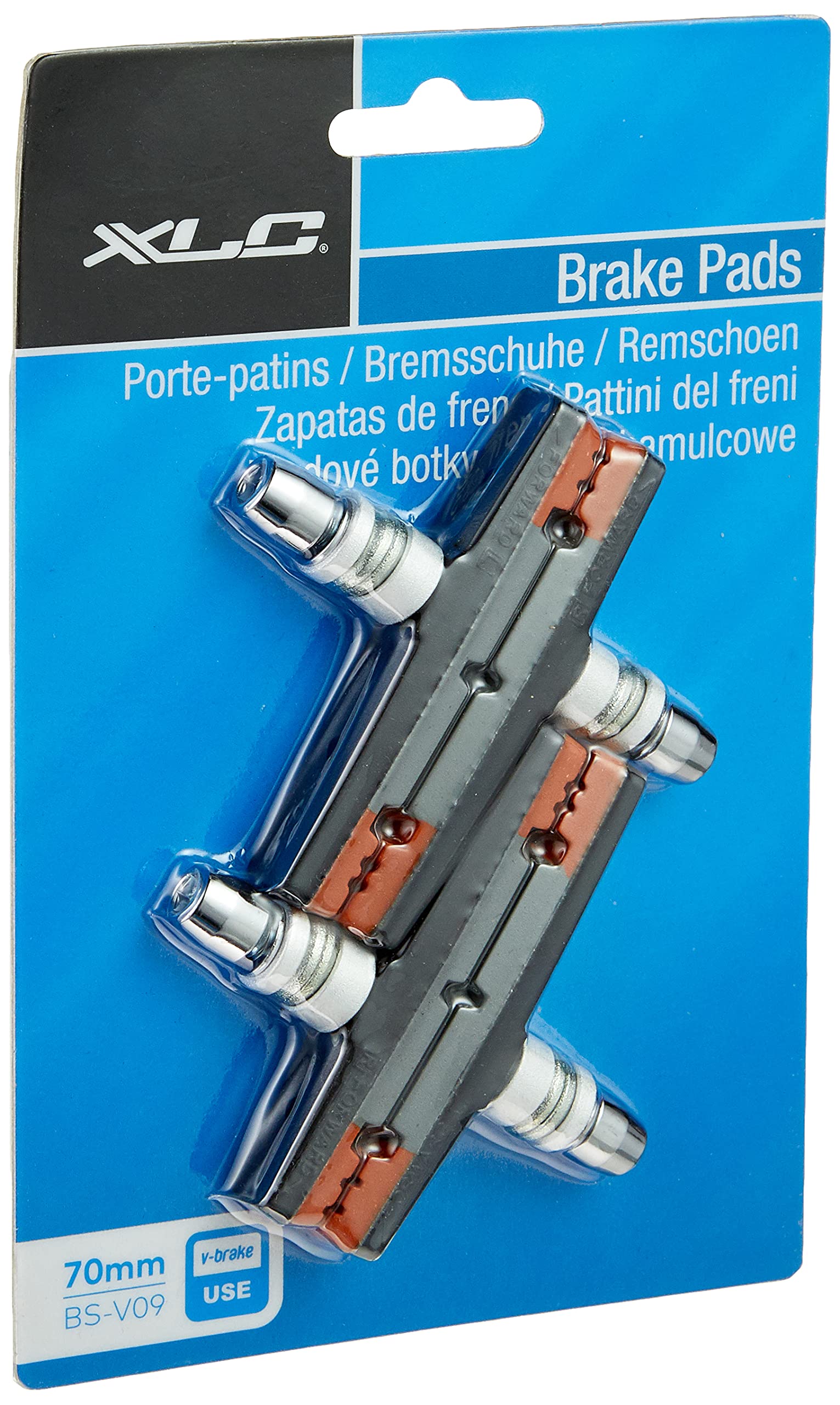 XLC Bsv09 V-Brake Shoes - Multi-Colour, 70 mm