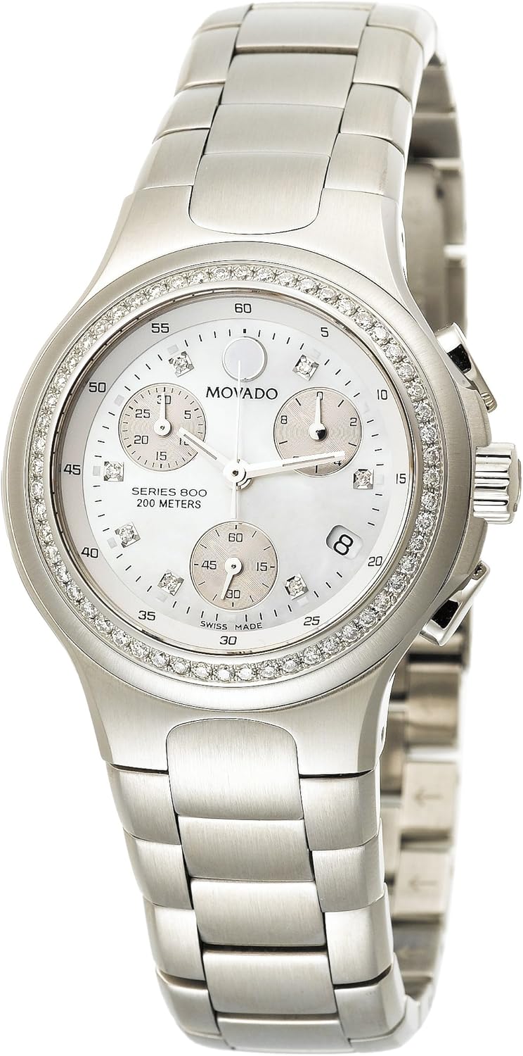 movado series 800 women's diamond
