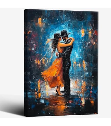 アート・デザイン・音楽 MEN IN MOTION THE ART AND PASSION Amazon.com: Artery8 Salsa Street Dance Colourful Dancing Painting