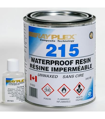 3M Bondo Fiberglass Resin 0.9 Pint - Waterproof Formula For Repairing Metal, Wood & Fiberglass