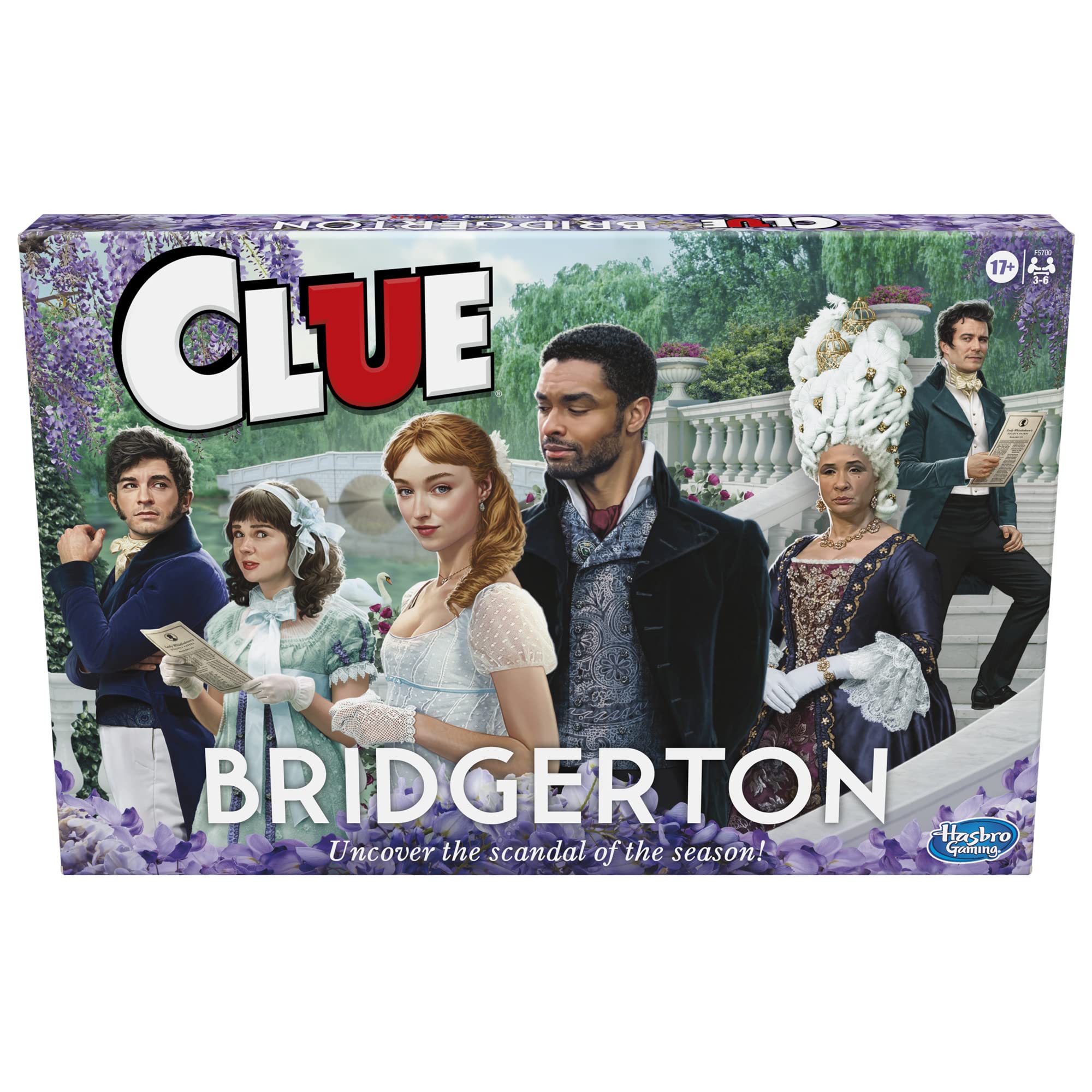 Hasbro Gaming CLUE BRIDGERTON Board Game, 3-6 Players, Ages 17+