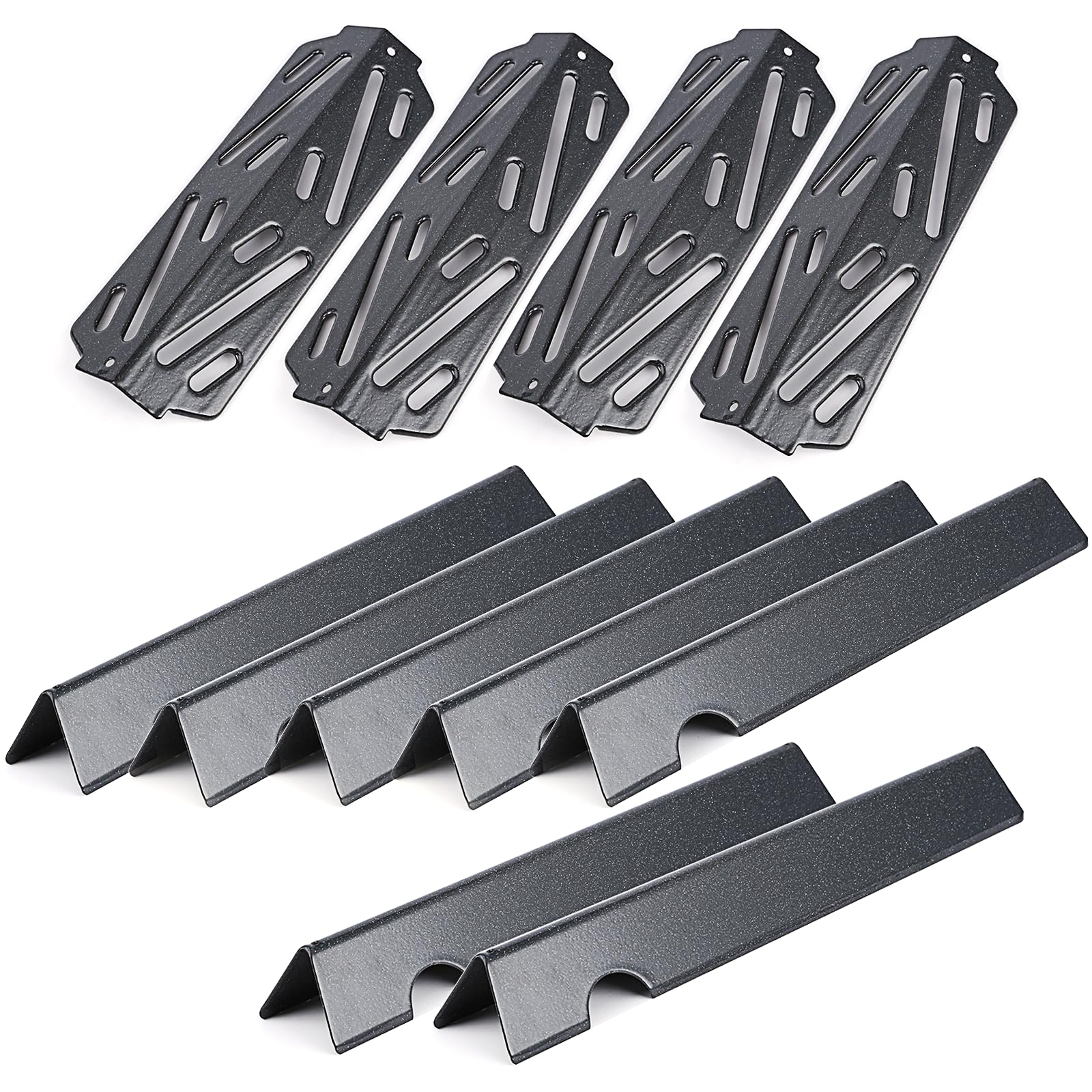 Grill Flavorizer Bars for Weber Genesis II E-410, S-410, LX E-440, S-440, Weber Genesis 2 66041 66033 66796 66030 66686 Heat Deflectors Grill Replacement Parts, 17” Porcelain Steel Flavor Bars Image