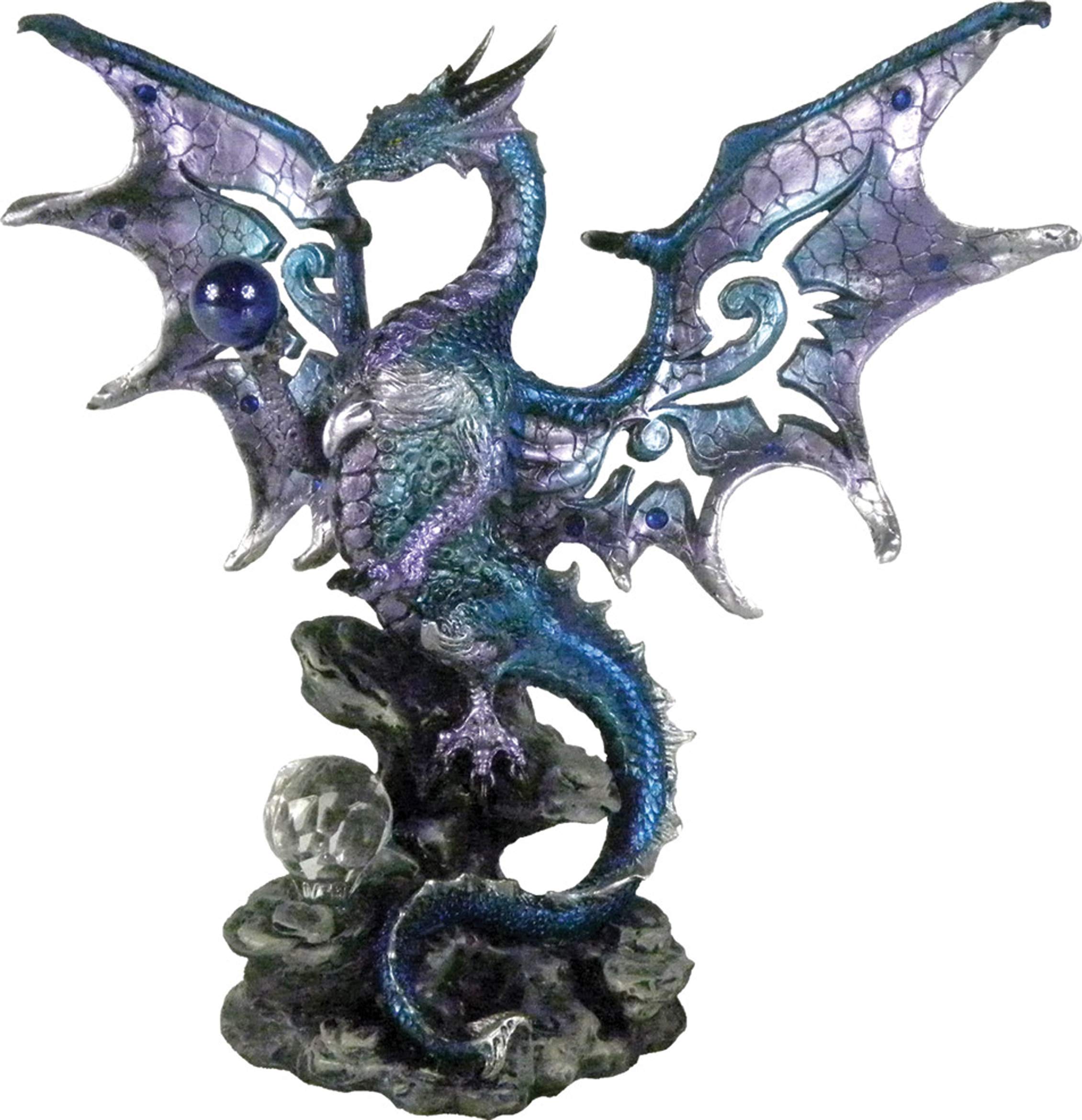 Nemesis Now Blue Dragon Protector Figurine 26cm Blue