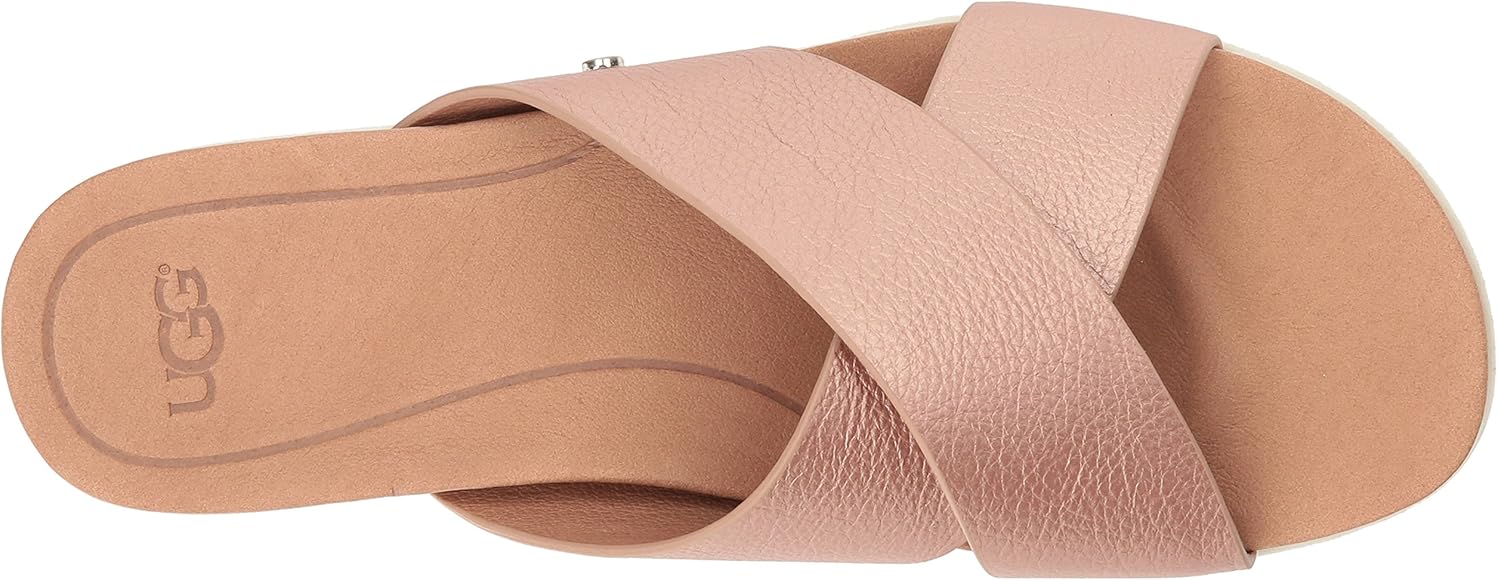 ugg women's kari metallic flat sandal